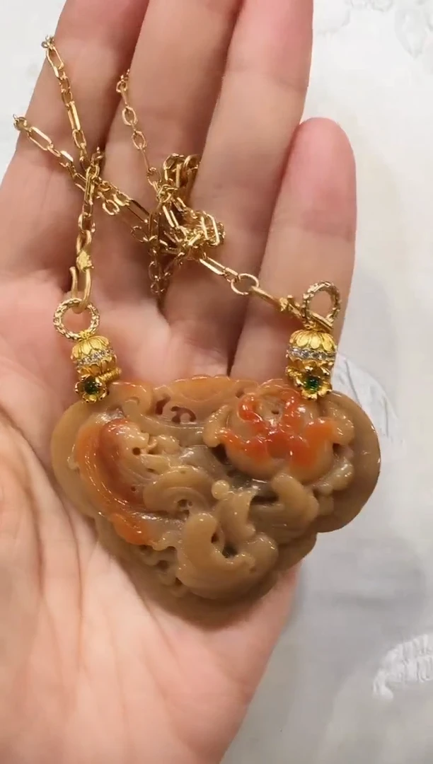 颈饰未镶嵌翡翠国风