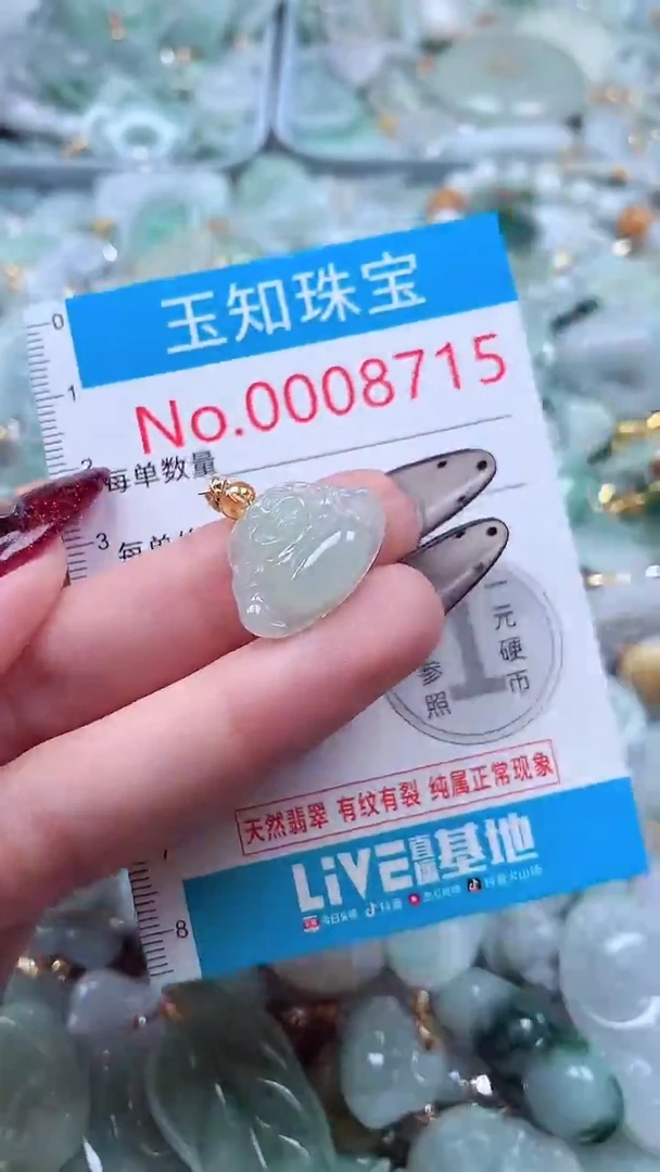 吊坠(不含链)未镶嵌翡翠8715