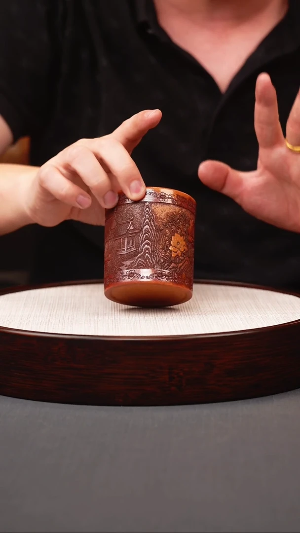 茶壶紫砂火云烧直筒主人杯