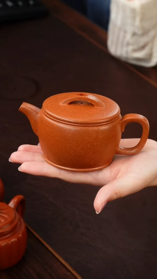 茶壶紫砂侯峰冷金黄曼生汉瓦200cc