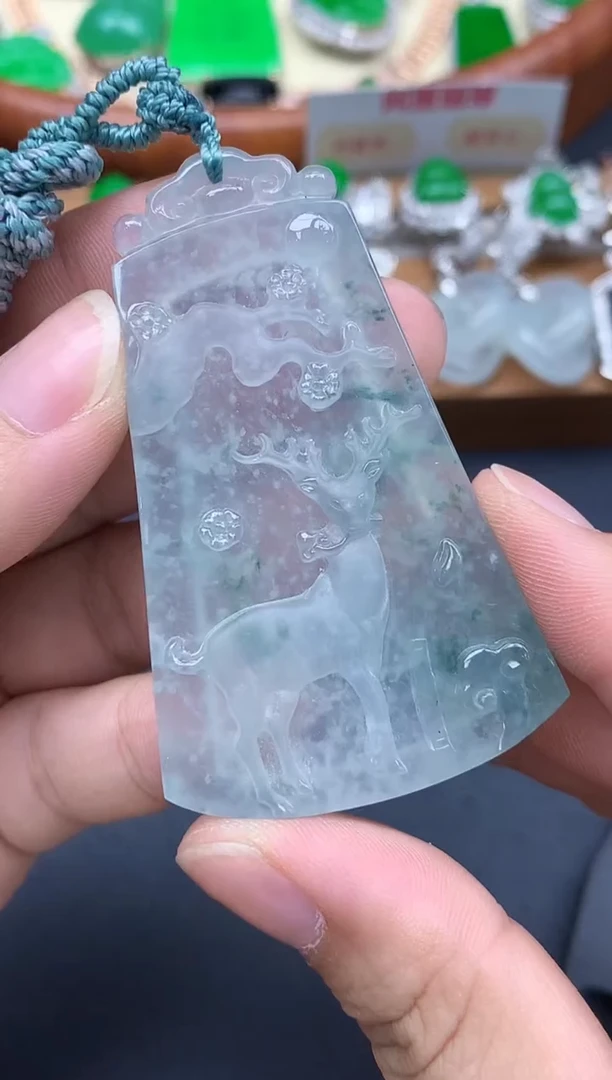 颈饰未镶嵌翡翠407-中国好珍宝