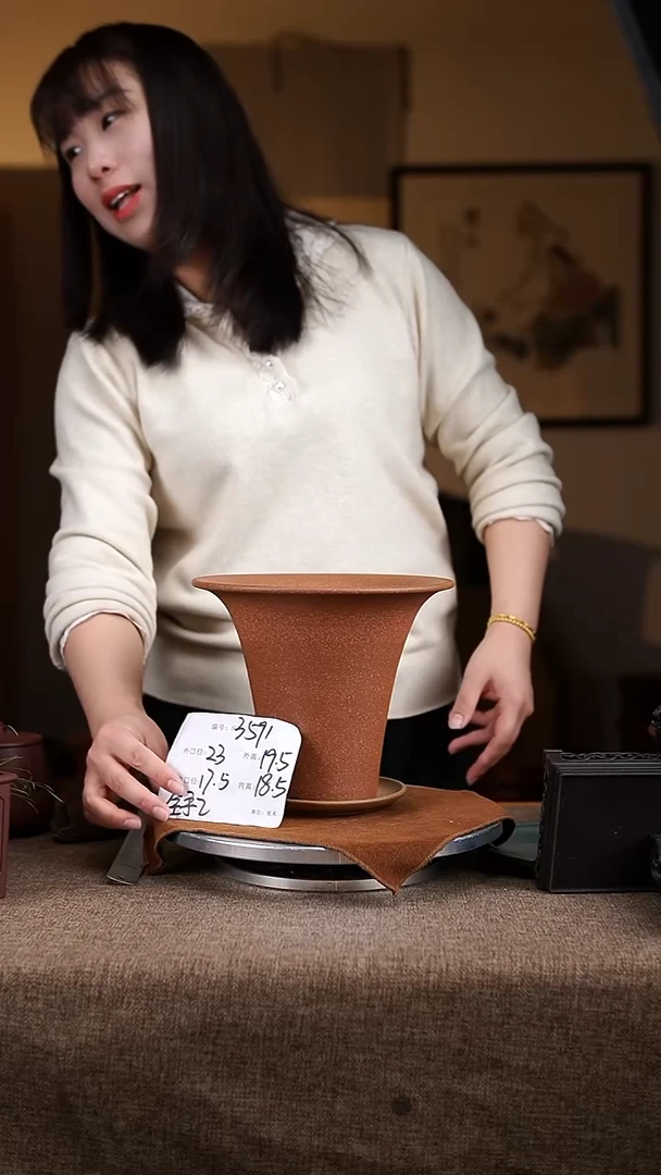【闪购商品】紫砂花盆紫砂花盆3591+z