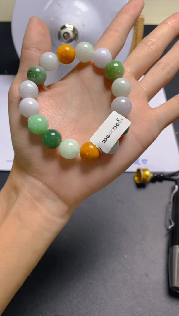未镶嵌定制翡翠珠串