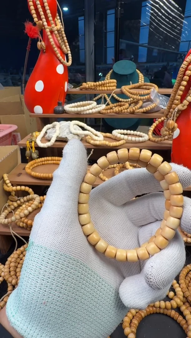 【闪购商品】菩提根/象牙果手串龙脊直切单圈卡8