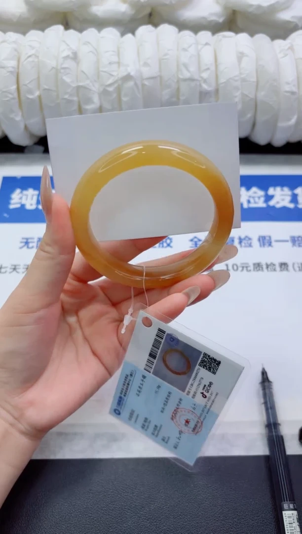未镶嵌手镯石英质玉16-59