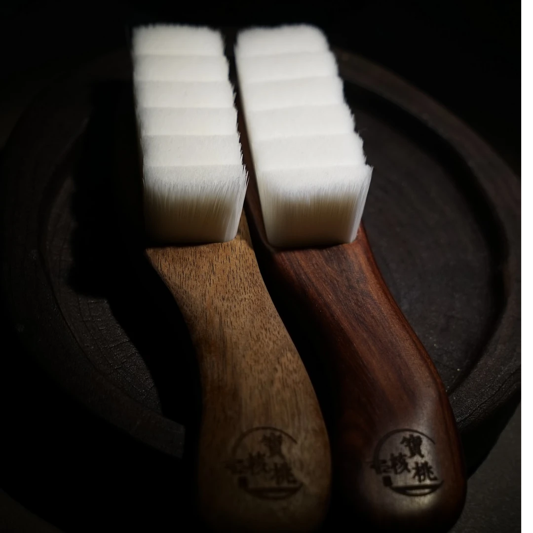 文玩万毛刷软硬文玩刷套装