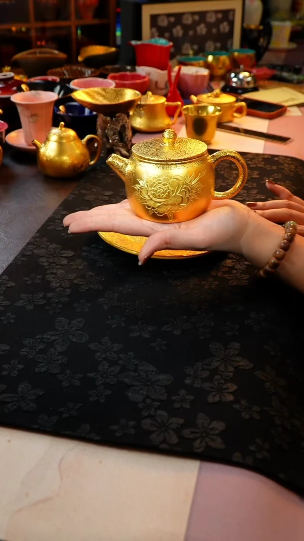 茶杯紫砂【宜景窑系列】金壶