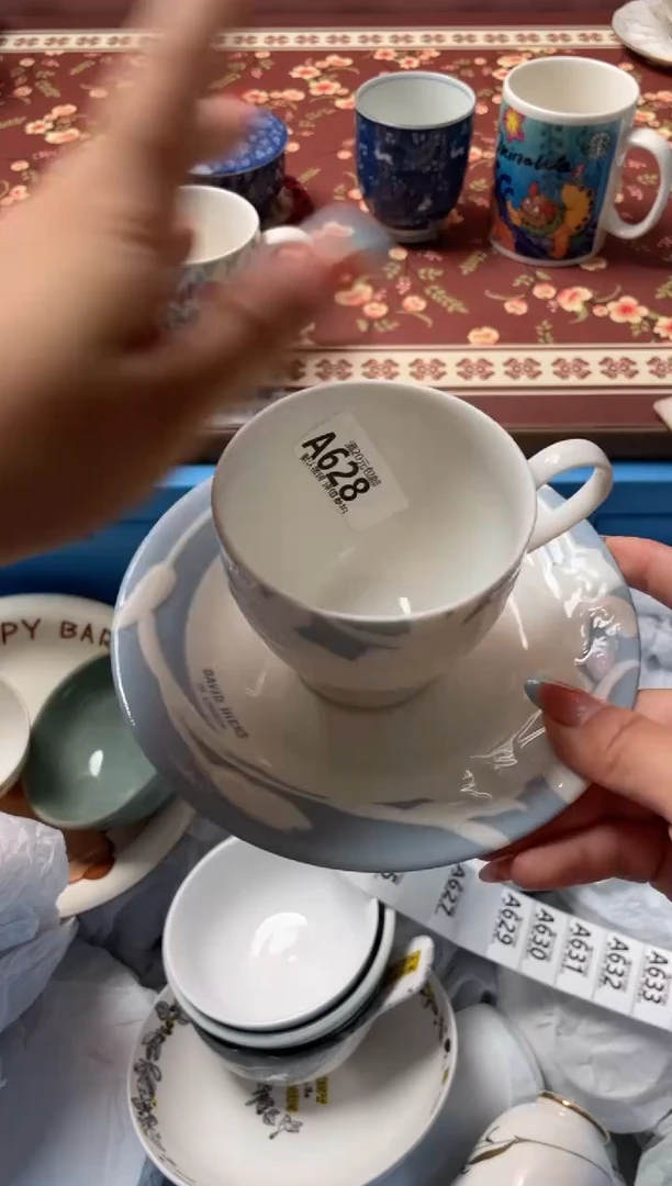 瓷片白*心瓷器瓷器A628