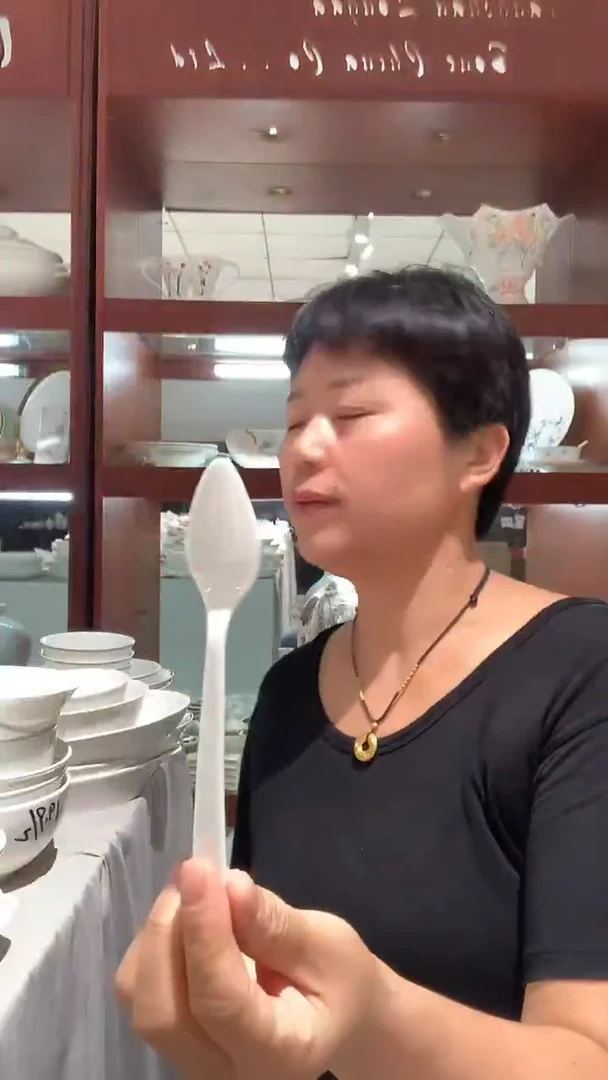 小调羹10个隆达骨质瓷