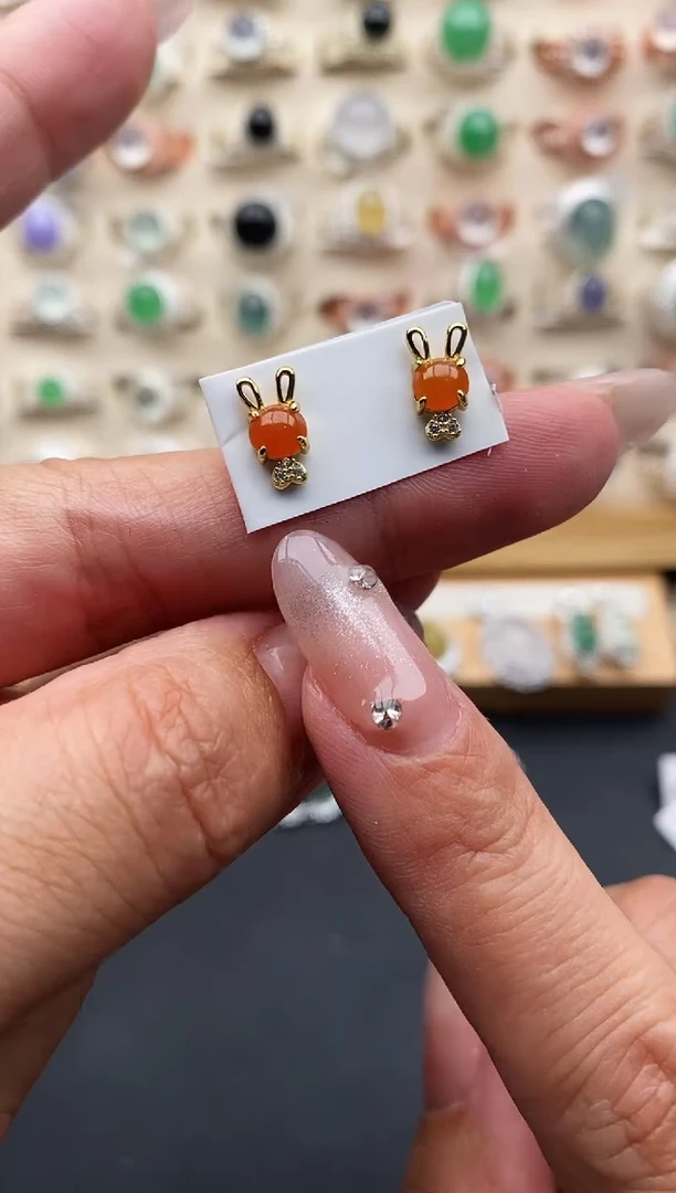 银S925镶嵌戒指翡翠缅甸天然A货翡翠11  6-6