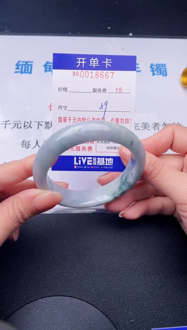 【闪购商品】翡翠手镯未镶嵌67天然翡翠A货