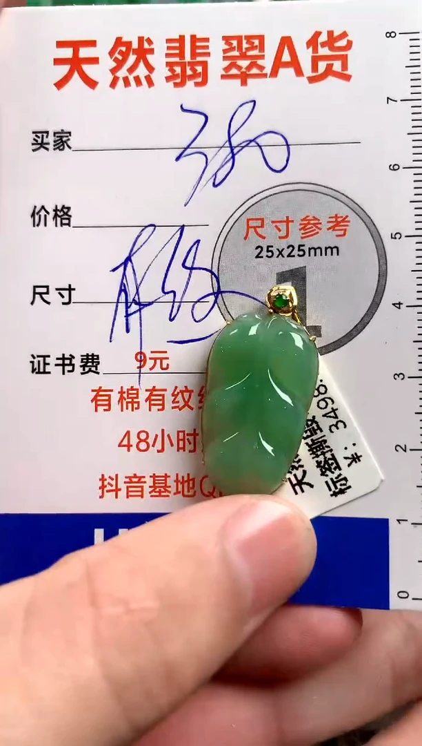 【闪购商品】翡翠颈饰18K金镶嵌0262495991
