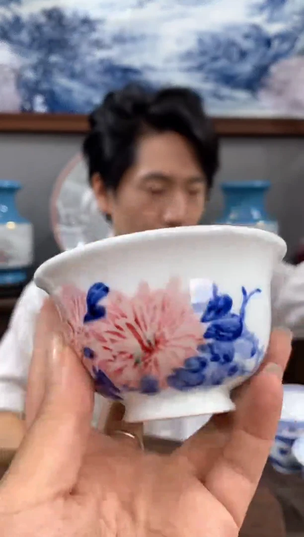 吴义松陶瓷联盟手绘陶瓷编码：7726