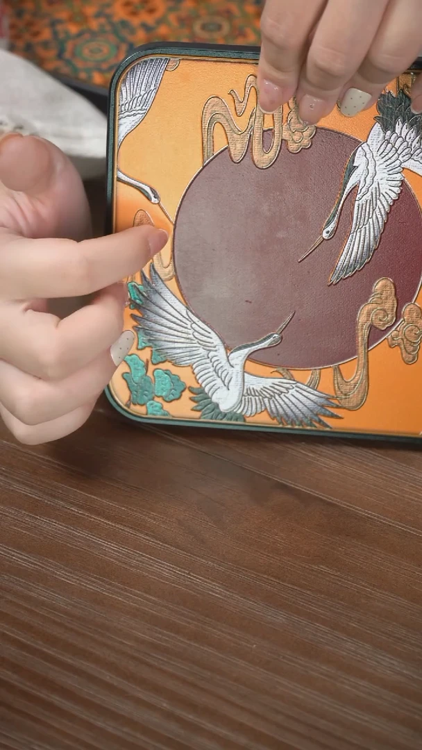 壹藏贰宝鹤聚朝阳大垫子一片