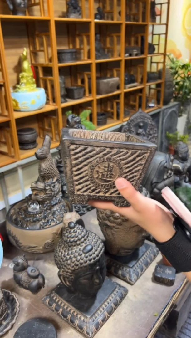 陶土【火山泥】日进斗金盆