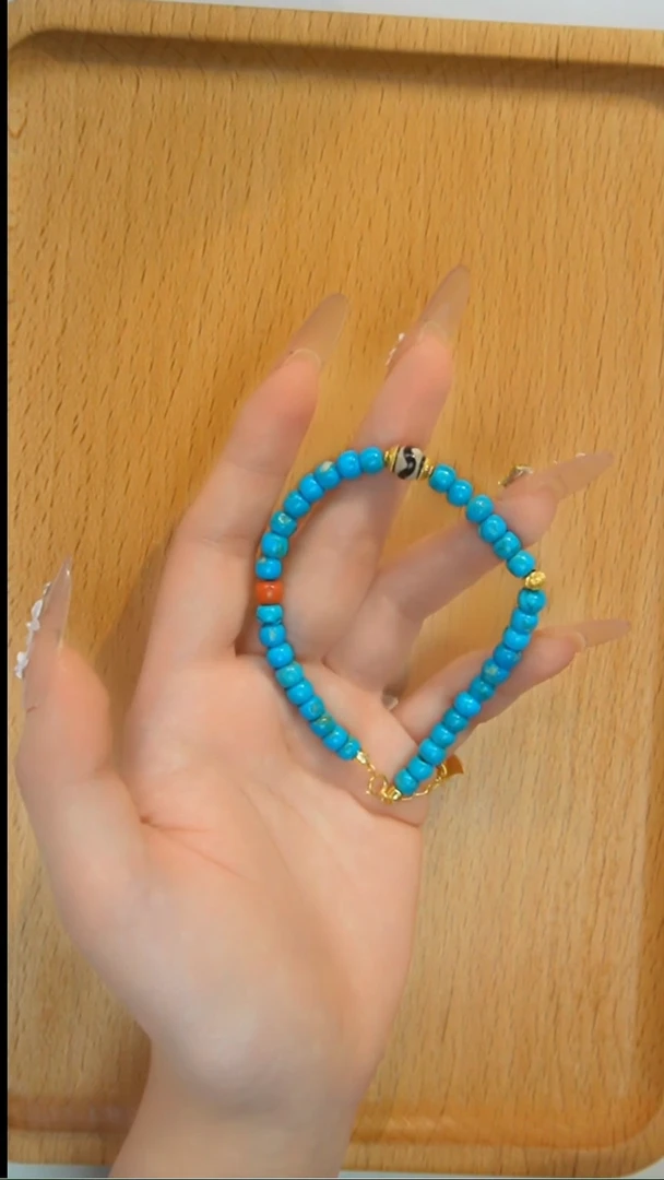 未镶嵌绿松石手串发货一件