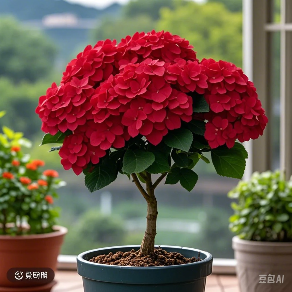 绣球花苗四季开花无尽夏庭院阳台花卉花园绿植物绣球花盆栽耐寒热