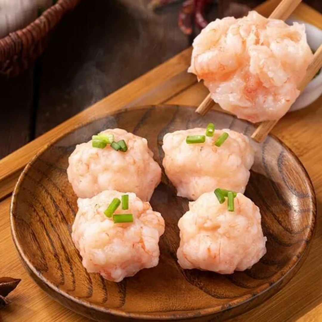 （小章推荐）优质虾滑 虾肉含量96%火锅好搭档 100g/包一共发10包