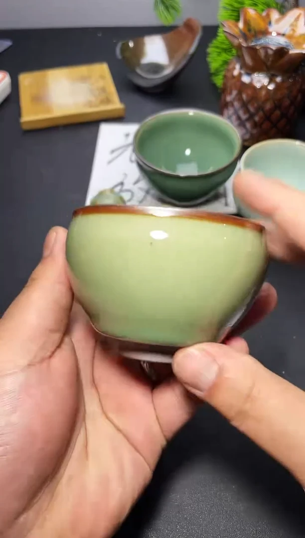 茶盏308 叶紫建盏