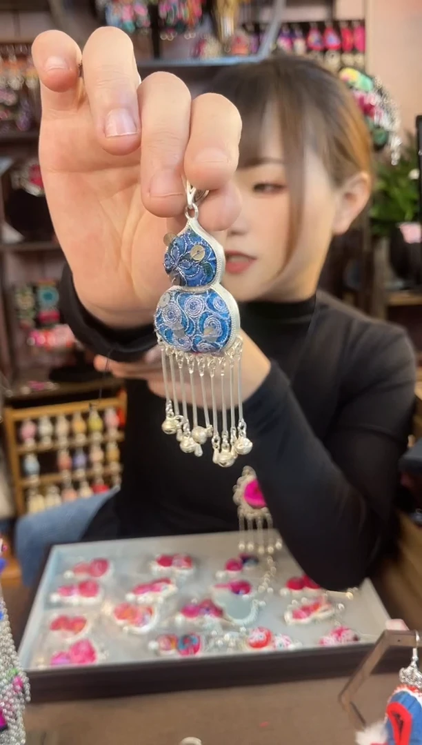 织绣 民族风手工非遗老绣饰品272