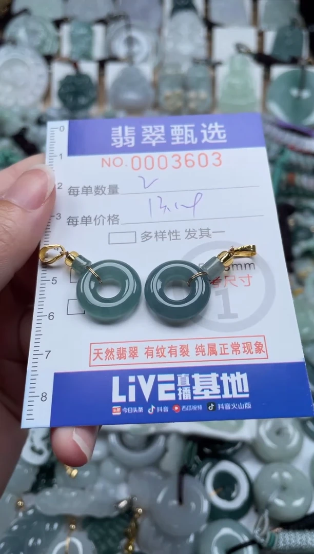 翡翠未镶嵌颈饰00..3603