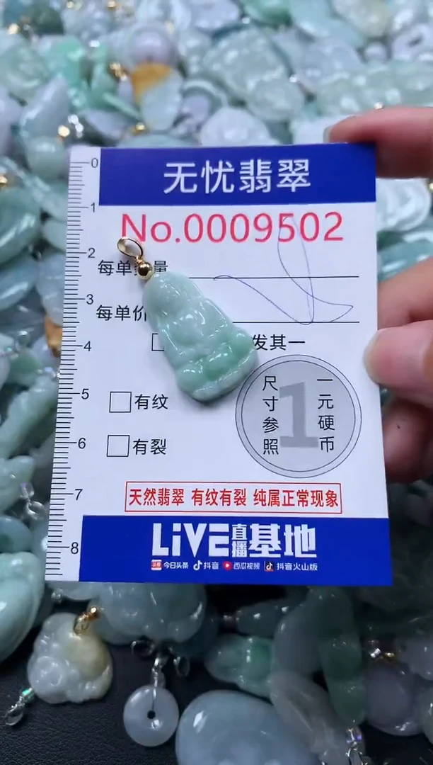 颈饰未镶嵌翡翠9502