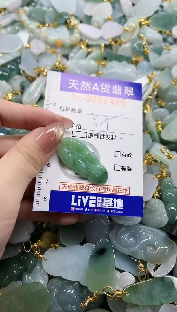 颈饰未镶嵌翡翠天然A货翡翠