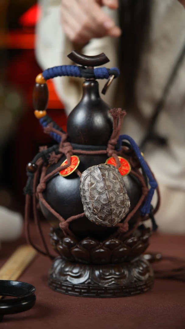 【闪购商品】373号500ml左右的非遗漆器酒葫芦