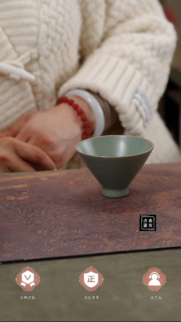 【闪购商品】杯国非遗大师王君子章款深腹斗笠.
