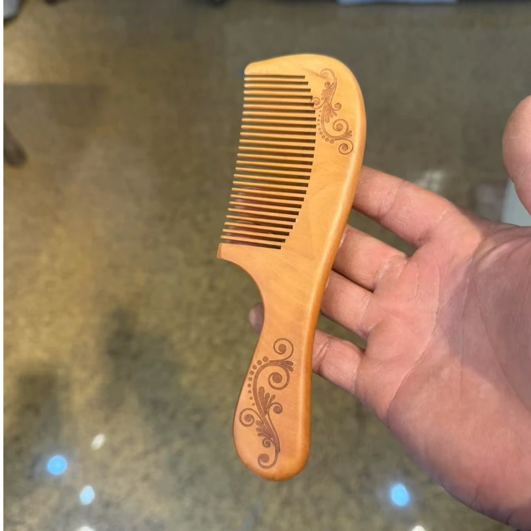 桃木  木梳  工艺品  摆件
