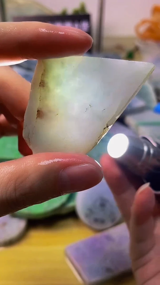 翡翠裸石天然A货缅甸翡翠高品质边角料667