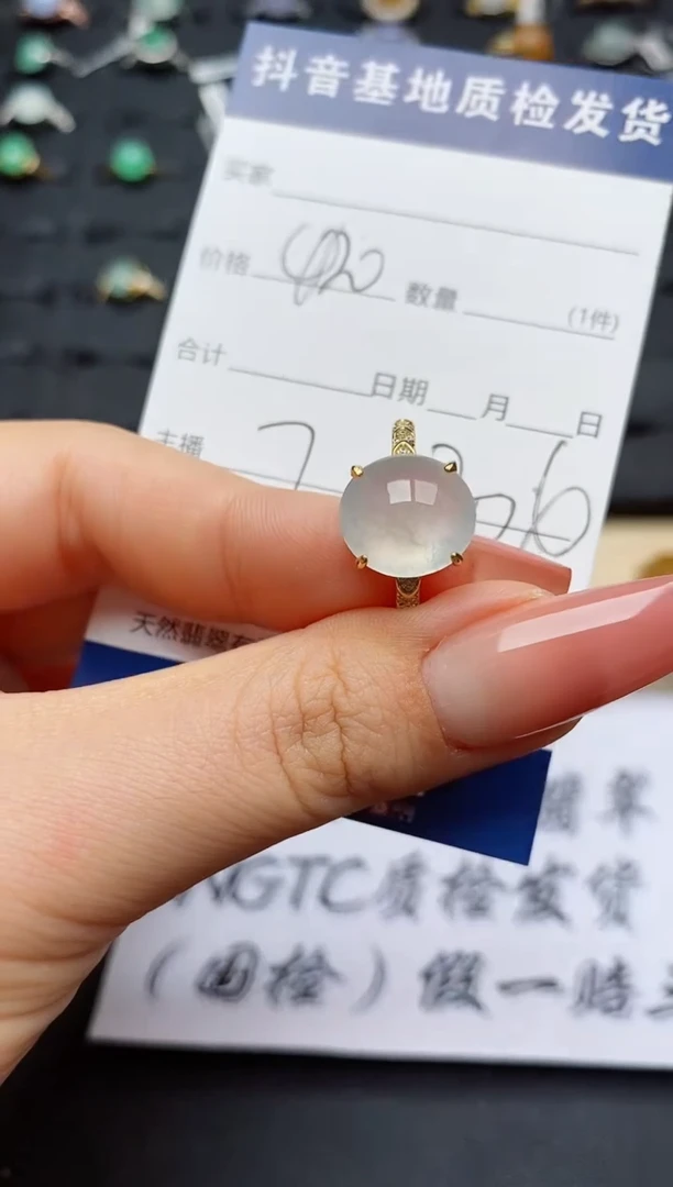 翡翠银S925镶嵌颈饰.............