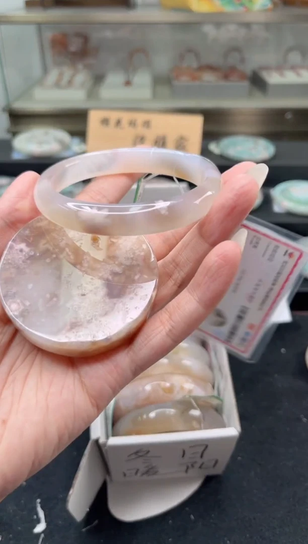 未镶嵌手镯石英质玉62圈口（赠品镯心）3985268