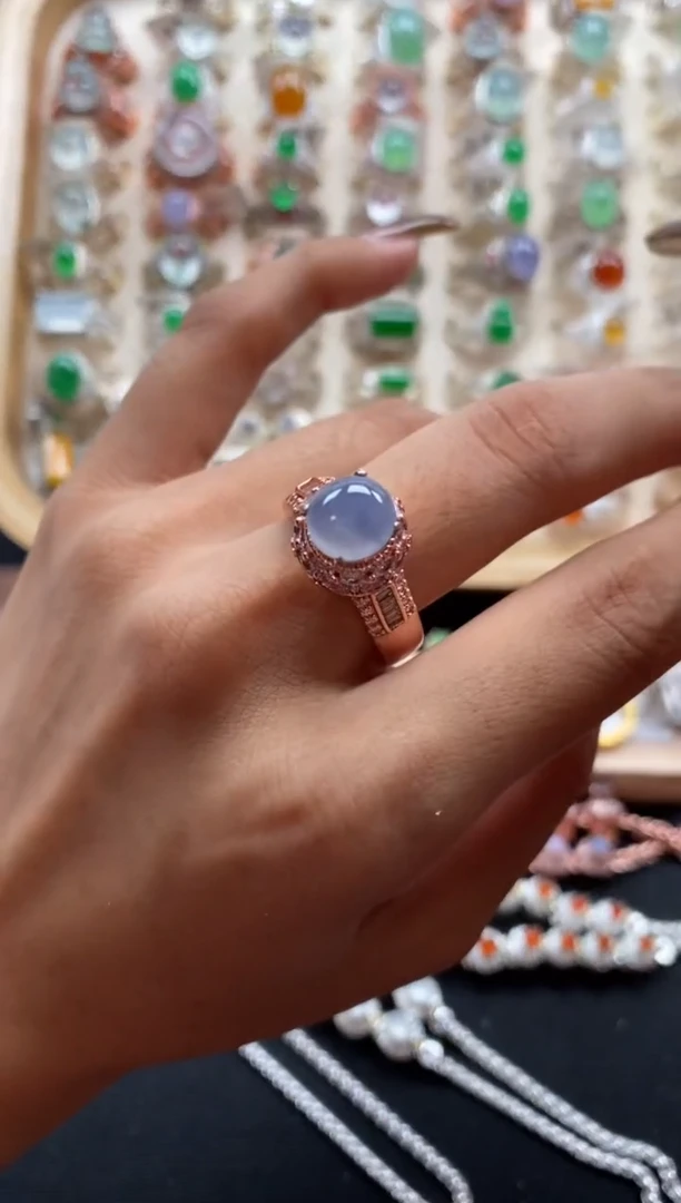 未镶嵌戒指翡翠缅甸天然a货翡翠