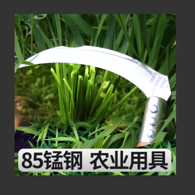 藤田军玉米草家用园林工具户外农用红榉木弯把割草