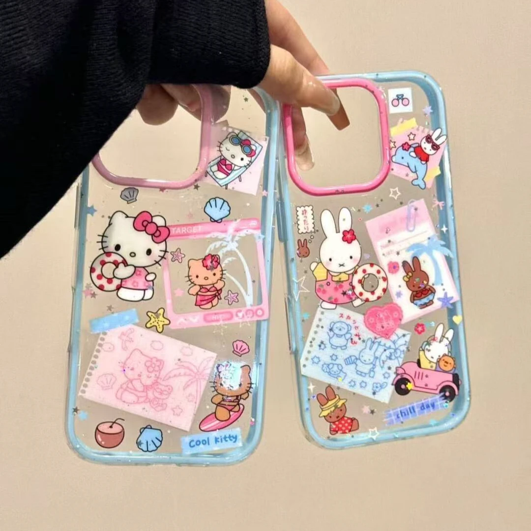 米菲兔适用iPhone16promax手机壳苹果15新款14防摔13/12卡通青春