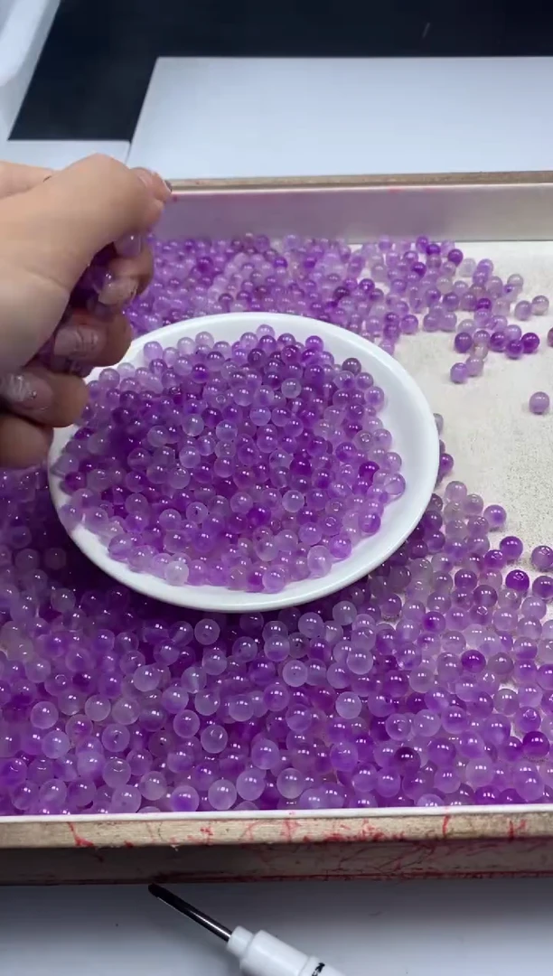 【闪购商品】玛瑙/玉髓颈饰未镶嵌W1427薰衣草4mm*50颗