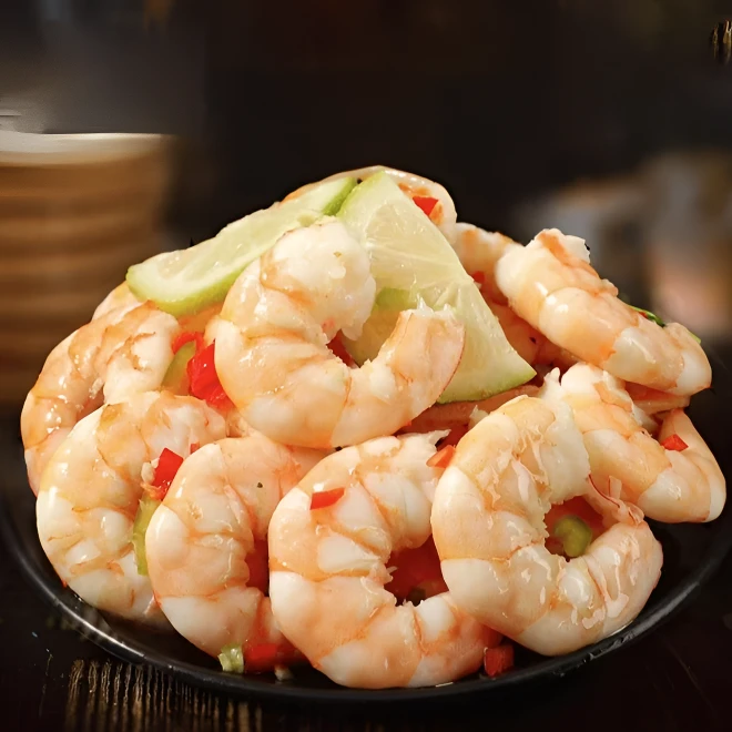 【喜嫂推荐】无冰衣无保水剂的去虾线大虾仁（6170规格）160克/袋*6袋