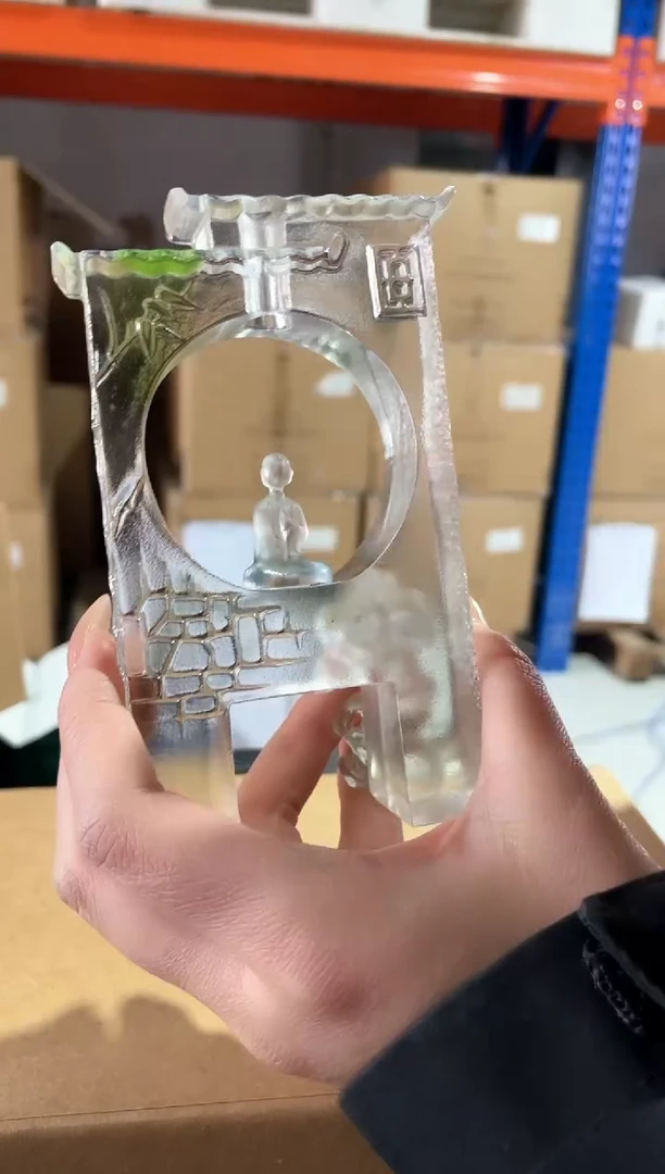【闪购商品】九河琉璃摆件绿色