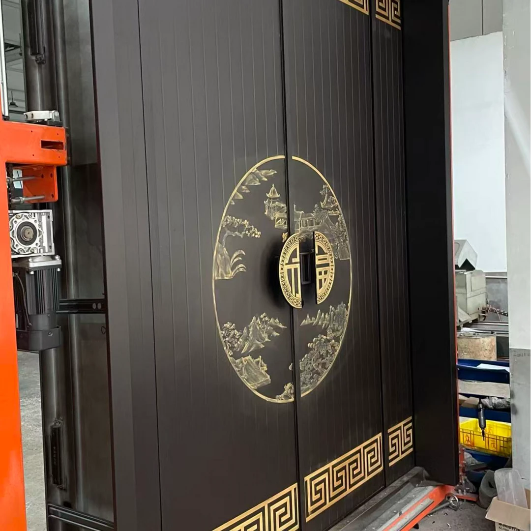 全铝别墅大门支持对开四开六开来图定制意向金