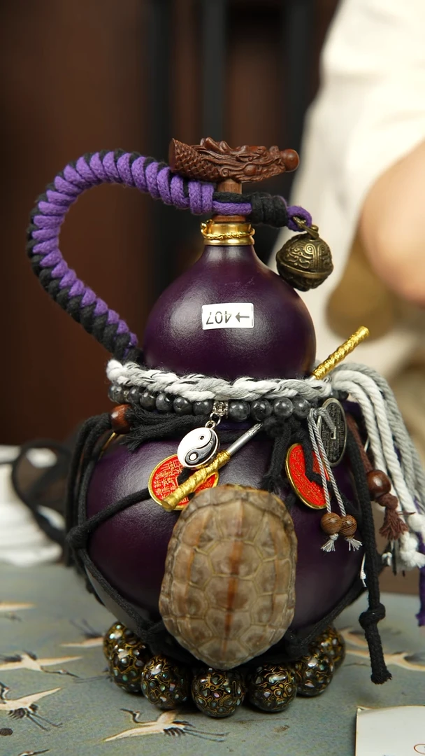 407号700ml左右非遗大漆酒葫芦
