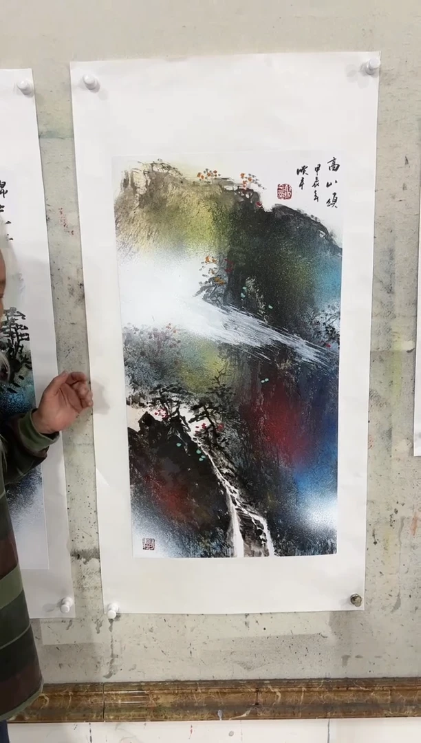 【闪购商品】书法薛晓平精品山水画