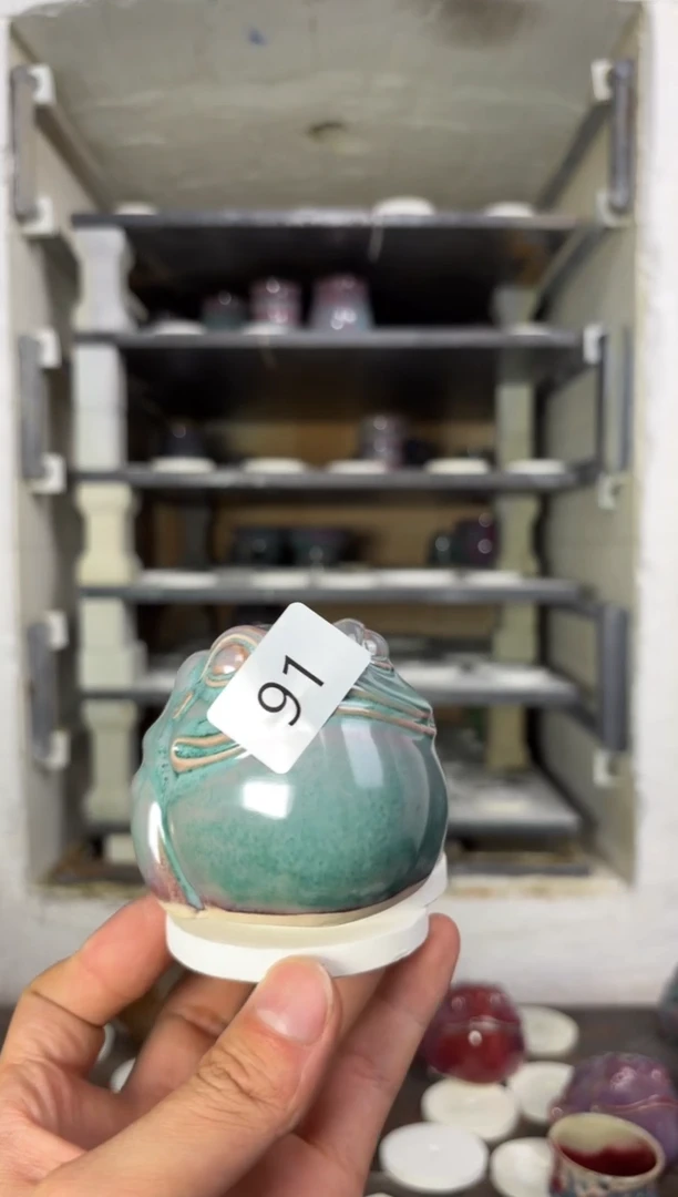 【闪购商品】摆件钧瓷窑变精品茶器