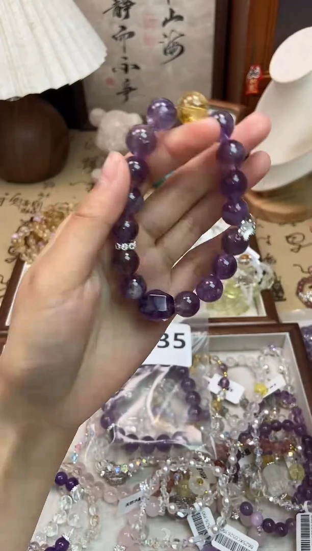 水晶手链未镶嵌435手串