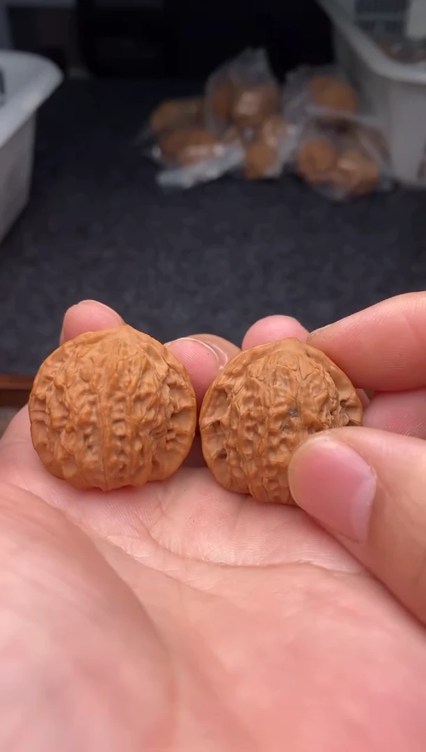 把件文玩核桃b01号32尺黄杆手捻