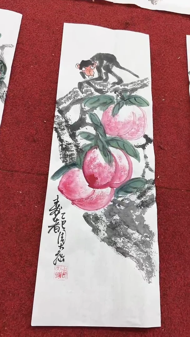 国画周大拙/国画/花鸟