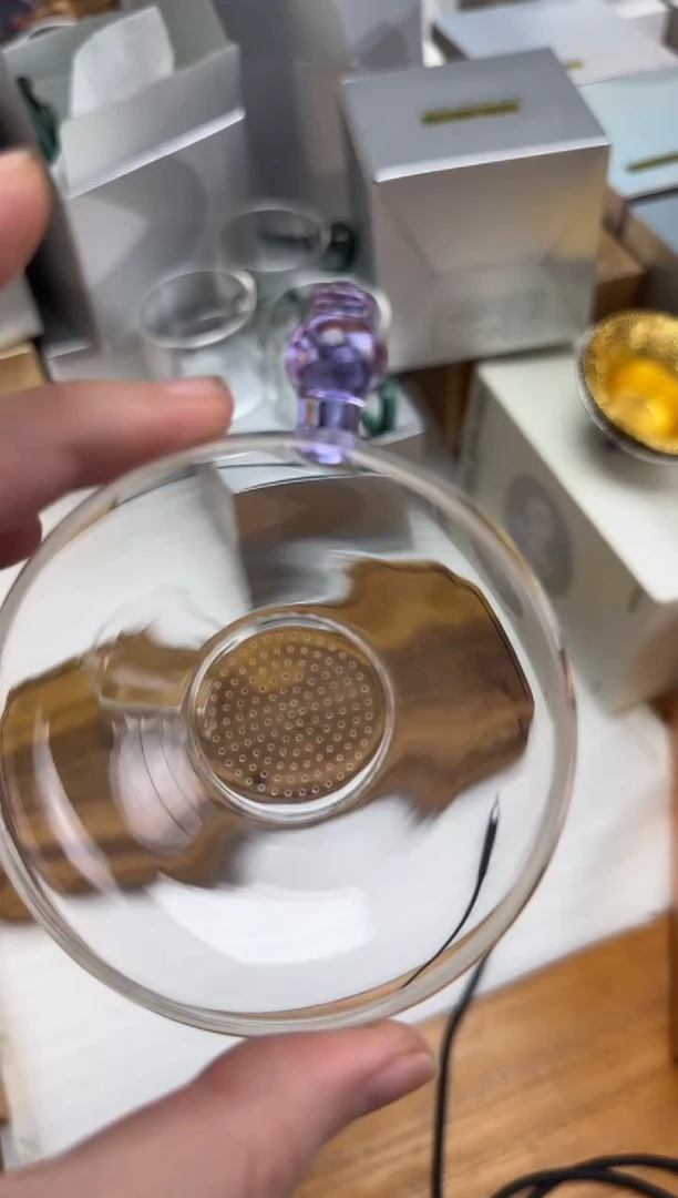 禾器金标奉珠茶漏浅紫（孤品）