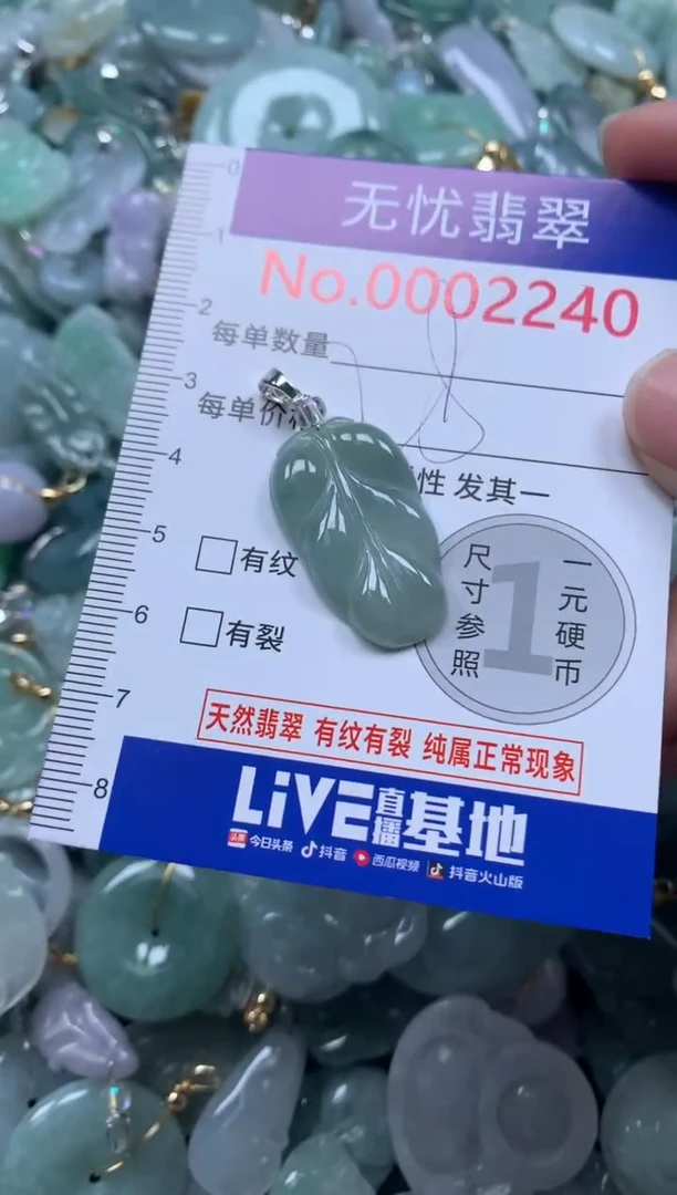 颈饰未镶嵌翡翠2240