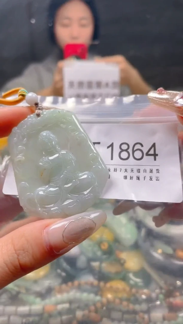【闪购商品】翡翠颈饰未镶嵌/T/翡翠A货一图一物
