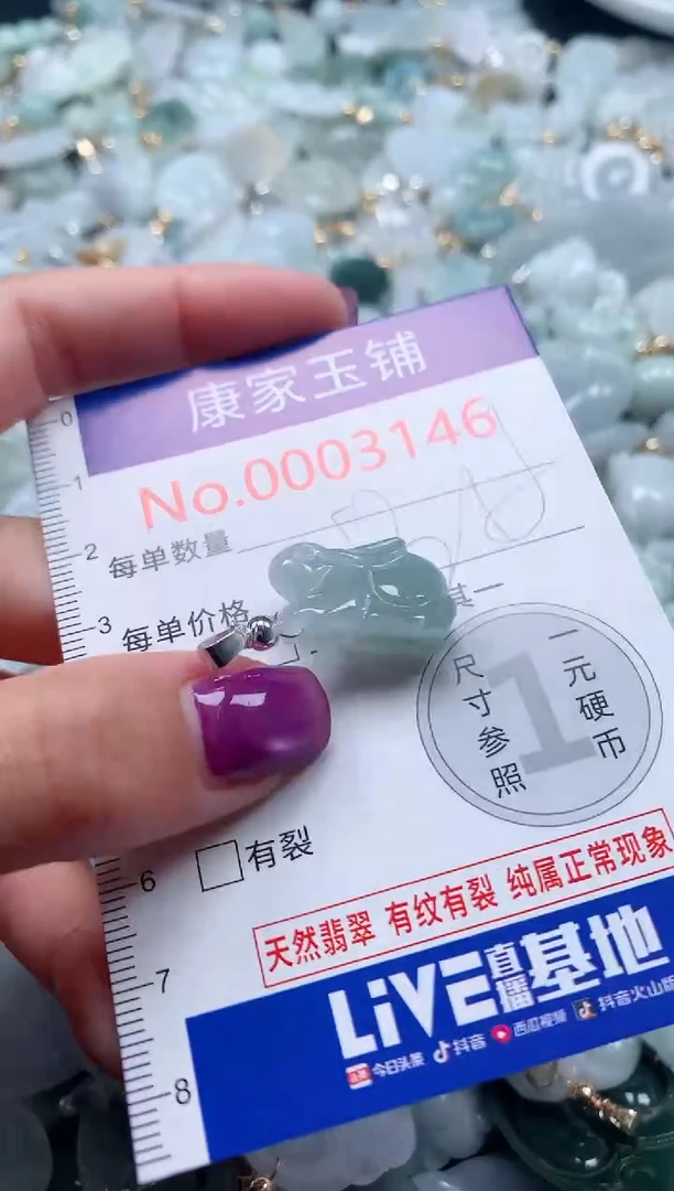 颈饰未镶嵌翡翠3146